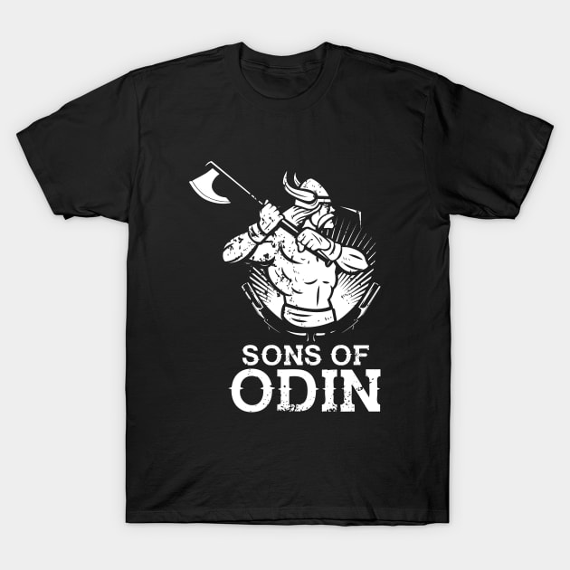 Awesome Sons of Odin Norse Vikings T-Shirt by theperfectpresents